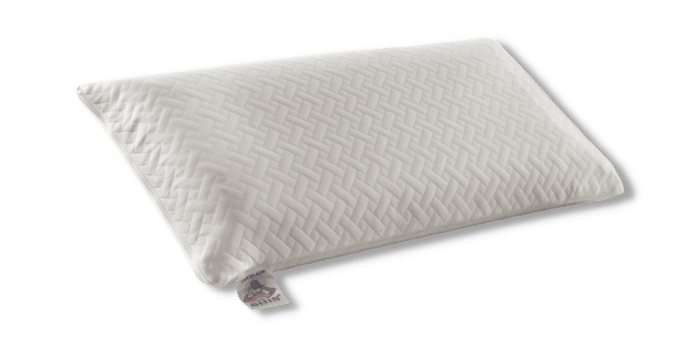 Almohada blanca con relieve silis