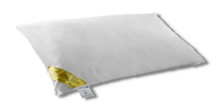 Almohada blanca lisa con puntitos silis